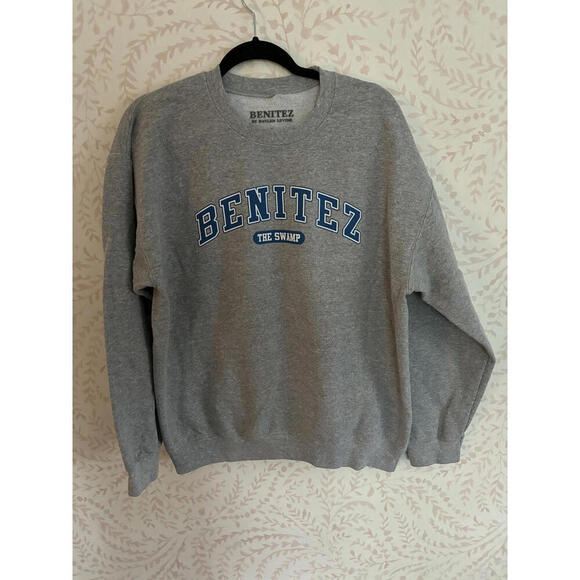 FALL CLEARANCE Benitez The Swamp Sweatshirt - Baylen Levine - Gray - Size L - Picture 1 of 4